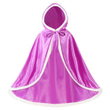 Niño invierno princesa capa con capucha Navidad Fiesta cosplay disfraces Halloween carnaval