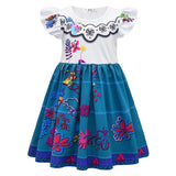 Anime Encanto Niños Mirabel Cosplay Navidad Disfraz Traje Vestido