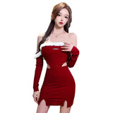 Navidad Cosplay Disfraz Traje Vestido Falda Fiesta Halloween Christmas