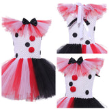 Película Harley Quinn Niños Cosplay Disfraz Traje Vestido Falda Halloween Conjunto Carnaval