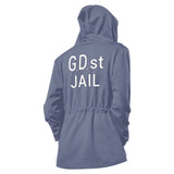 Anime JoJo's Bizarre Adventure Stone Ocean Jolyne Cujo Sudadera Cosplay Navidad Fiesta 3D Impreso Casual Cordón