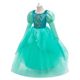 Niños Ariel Sirena Cosplay Disfraz Traje Vestido Falda Navidad Carnaval Halloween