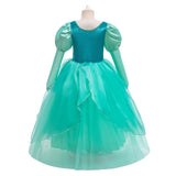 Niños Ariel Sirena Cosplay Disfraz Traje Vestido Falda Navidad Carnaval Halloween