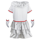 Película It Niños Pennywise Cosplay Disfraz Traje Vestido Falda Halloween Conjunto Carnaval