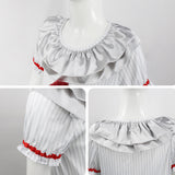 Película It Niños Pennywise Cosplay Disfraz Traje Vestido Falda Halloween Conjunto Carnaval