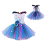 Anime Encanto Mirabel Niños TuTu Cosplay Disfraz Traje Vestido Falda Navidad