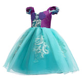 Anime Little Mermaid Niños Cosplay Navidad Disfraz Traje Vestido