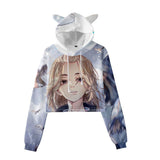 Anime Tokyo Revengers Oreja De Gato Sudadera Cosplay Navidad Fiesta 3D Impreso Casual