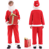 Niños Papá Noel Navidad Cosplay Disfraz Traje Fiesta Christmas Santa Claus