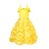 Película Beauty and the Beast Belle Niños Cosplay Navidad Disfraz Traje Vestido