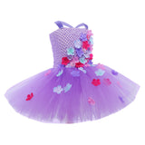 Anime Encanto Isabela Niños TuTu Cosplay Disfraz Traje Vestido Falda Navidad