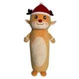 Navidad alce muñeco de nieve peluche dibujos animados relleno suave almohadilla para niños regalo accesorios