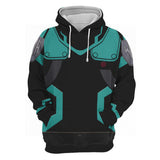 Anime My Hero Academia Midoriya Izuku Sudadera Cosplay Navidad Fiesta 3D Impreso Casual