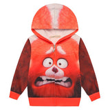 Anime Turning Red Red Panda Niños Sudadera Cosplay Navidad Fiesta 3D Impreso Casual