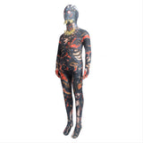 Halloween Medias Zentai Cosplay Horror Zombi Mono de Show de Juegos para Niños