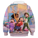 Anime Turning Red Niños Sudadera Cosplay Navidad Fiesta 3D Impreso Casual