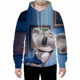 Película Sing 2 Sudadera Cosplay Navidad Fiesta 3D Impreso Casual