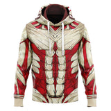 Anime Attack on Titan Blind Titan Reiner Sudadera Cosplay Navidad Fiesta 3D Impreso chaqueta