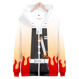 Demon Slayer Sudadera Rengoku Kyoujurou Cosplay Sudadera con Capucha Unisex