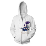 Juego League of Legends Arcane lol Sudadera Cosplay Navidad Fiesta 3D Impreso Casual con Cremallera