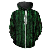 Película The Matrix Sudadera Cosplay Navidad Fiesta 3D Impreso Casual