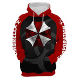 Película Resident Evil Sudadera Cosplay Halloween Disfraz Carnaval Traje 3D Impreso