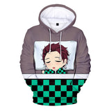 Demon Slayer: Kimetsu no Yaiba Cosplay Sudadera de Manga Larga Sudadera Casual Ropa Deportiva Unisex