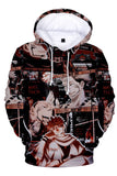 Anime Jujutsu Kaisen Guerra de Hechiceros Ryomen Sukuna Sudadera con Capucha Estampada Unisex