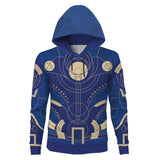 Película Eternals Ikaris Sudadera Cosplay Navidad Fiesta 3D Impreso chaqueta