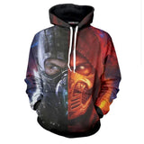 Juego Mortal Kombat Sudadera Cosplay Navidad Fiesta 3D Impreso chaqueta