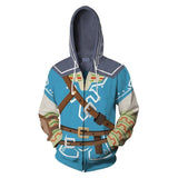 The Legend of Zelda Sudadera Link Cosplay Sudadera de Manga Larga Ropa Deportiva Unisex