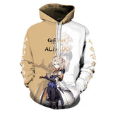 Juego Genshin Impact Sudadera Cosplay Halloween Disfraz Carnaval Traje 3D Impreso