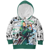 One Piece Roronoa Zoro Niños Cosplay Sudadera Con Capucha Impreso 3D Sudadera De Calle De Fiesta Sudadera General