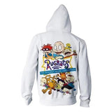 Anime Rugrats in Paris Sudadera Cosplay Navidad Fiesta 3D Impreso Casual Con Cremallera