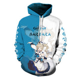 Juego Genshin Impact Sudadera Cosplay Halloween Disfraz Carnaval Traje 3D Impreso