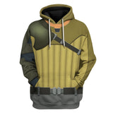 Película Star Wars Kanan Jarrus Sudadera Cosplay Navidad Fiesta 3D Impreso