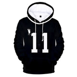 Haikyuu!! Sudadera Osamu Miya Cosplay Sudadera de Manga Larga Sudadera con Capucha Ropa Deportiva Unisex