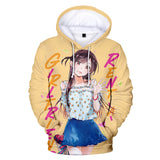 Anime Rent A Girlfriend Mizuhara Ichinose/Chizuru Sudadera Cosplay Navidad Fiesta 3D Impreso Casual