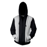 Anime Bleach Hitsugaya Toushirou Sudadera Cosplay Navidad Fiesta 3D Impreso Casual