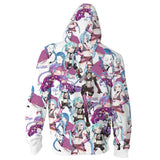 Juego League of Legends Arcane lol Sudadera Cosplay Navidad Fiesta 3D Impreso Casual con Cremallera