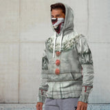 Película It Stephen King Sudadera Cosplay Máscara Navidad Fiesta 3D Impreso Casual