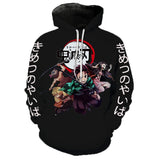 Anime Demon Slayer Sudadera Cosplay Navidad Fiesta 3D Impreso chaqueta