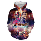 Ant-Man And The Wasp: Quantumania Adulto Sudadera Con Capucha Impreso 3D Sudadera Hombre Mujer Casual De Calle Sudadera General