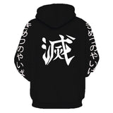 Anime Demon Slayer Sudadera Cosplay Navidad Fiesta 3D Impreso chaqueta