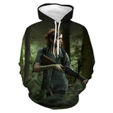 The Last Of Us Ellie Adulto Sudadera Con Capucha Impreso 3D Sudadera Hombre Mujer Casual De Calle Sudadera General