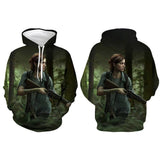 The Last Of Us Ellie Adulto Sudadera Con Capucha Impreso 3D Sudadera Hombre Mujer Casual De Calle Sudadera General