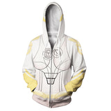 Película Ethernals Thena Sudadera Cosplay Navidad Fiesta 3D Impreso chaqueta con cremallera