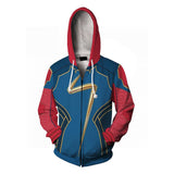 Película Ms. Marvel Sudadera Cosplay Navidad Fiesta 3D Impreso Casual