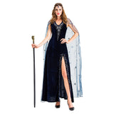 Halloween Disfraz de Cleopatra Real Egipcia Reina de Egipto Cosplay Vestido Largo para Adultos Femenino