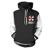 Juego Resident Evil Sudadera Cosplay Halloween Disfraz Carnaval Traje 3D Impreso